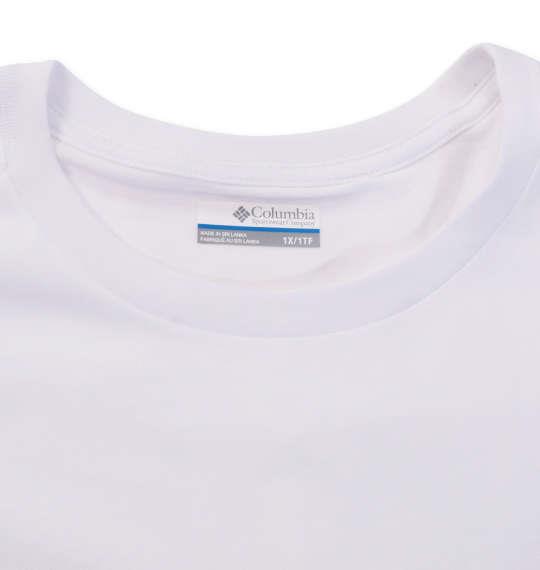 大きいサイズ メンズ Columbia CSC Basic Logo ショートスリーブ Tシャツ ホワイト 1278-2270-1 1X 2X 3X 4X 5X 6X