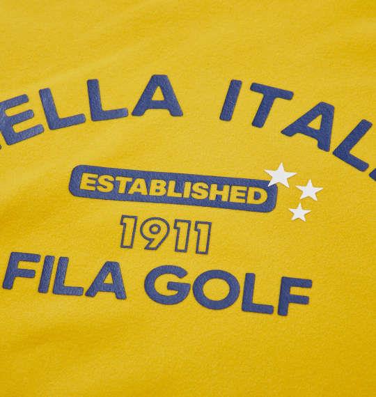 大きいサイズ メンズ FILA GOLF 両面起毛 モックネック 長袖 シャツ イエロー 1278-2372-1 3L 4L 5L 6L