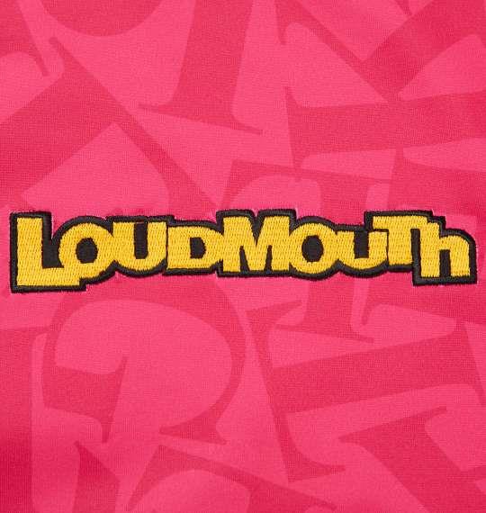 大きいサイズ メンズ LOUDMOUTH モックネック 長袖 シャツ ピンク 1278-2375-1 3L 4L 5L 6L