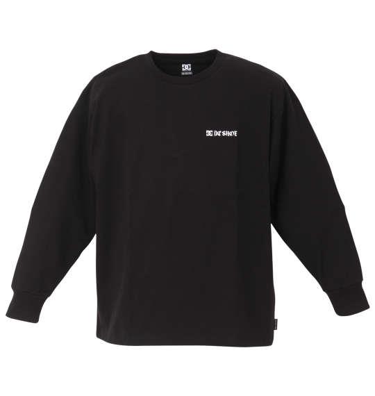 大きいサイズ メンズ DCSHOES 22BACK OLDENGLISH 長袖 Tシャツ ブラック 1278-2640-2 3L 4L 5L 6L