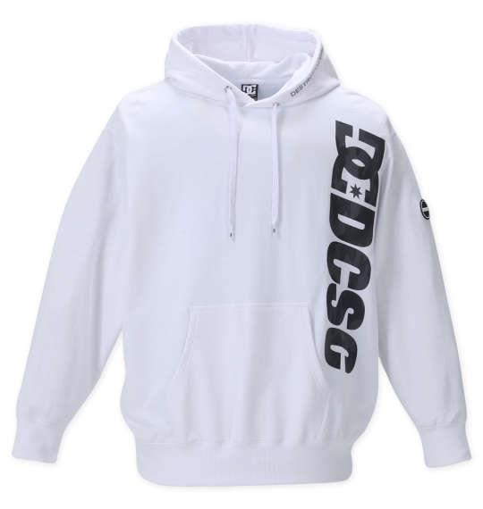 大きいサイズ メンズ DCSHOES 22ST VERTICAL プル パーカー ホワイト 1278-2641-1 3L 4L 5L 6L