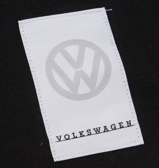 大きいサイズ メンズ VOLKSWAGEN 天竺 長袖 Tシャツ ブラック 1268-2300-1 3L 4L 5L 6L 8L