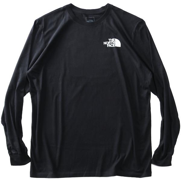 大きいサイズ メンズ THE NORTH FACE ノースフェイス ロンT 長袖 Tシャツ バックプリント BOX NSE TEE USA直輸入  nf0a4762-50p