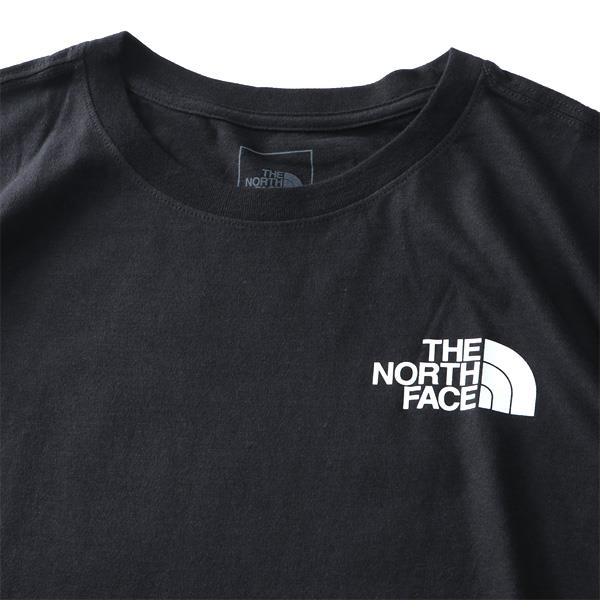 大きいサイズ メンズ THE NORTH FACE ノースフェイス ロンT 長袖 Tシャツ バックプリント BOX NSE TEE USA直輸入 nf0a4762-50p