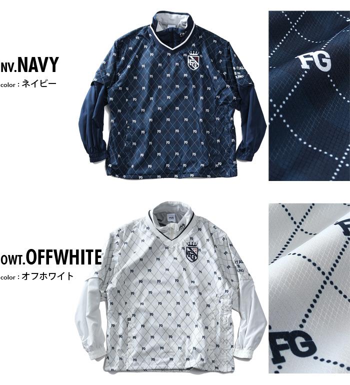 【bb1020】大きいサイズ メンズ FILA GOLF フィラゴルフ 2WAY プルオーバー Tシャツ 蓄熱 撥水加工 782224k