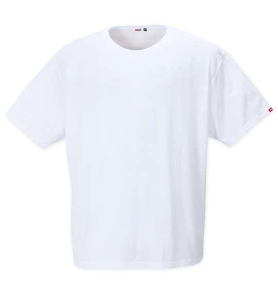 大きいサイズ メンズ EDWIN 2P クルーネック 半袖 Tシャツ ホワイト 1249-2370-1 3L 4L 5L 6L 7L 8L