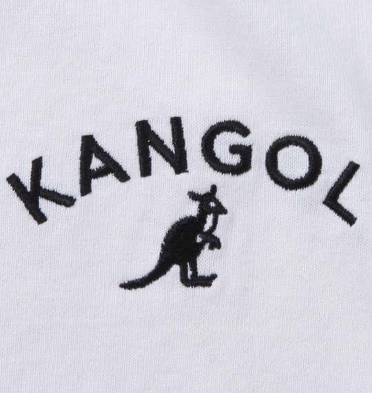 大きいサイズ メンズ KANGOL 天竺フェイクレイヤード 長袖 T パーカー オフホワイト 1278-2670-1 3L 4L 5L 6L 8L