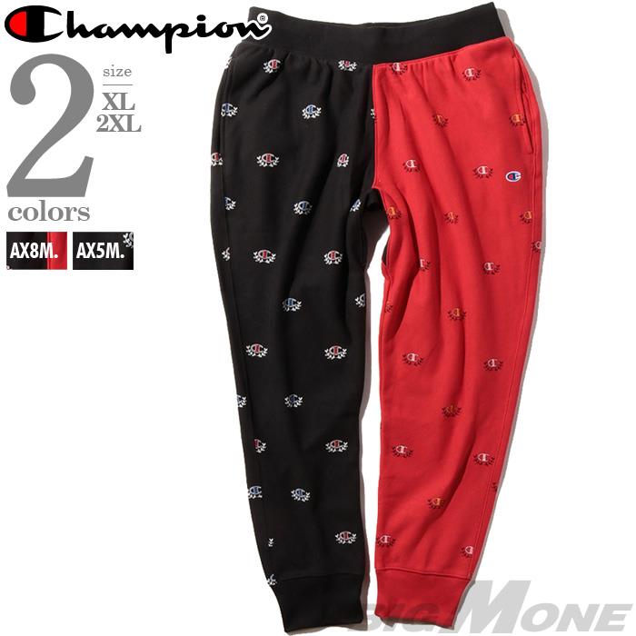 大きいサイズ メンズ Champion チャンピオン 総柄 リバースウィーブ ジョガーパンツ スウェット パンツ REVERSE WEAVE JOGGERS USA直輸入 p3700p