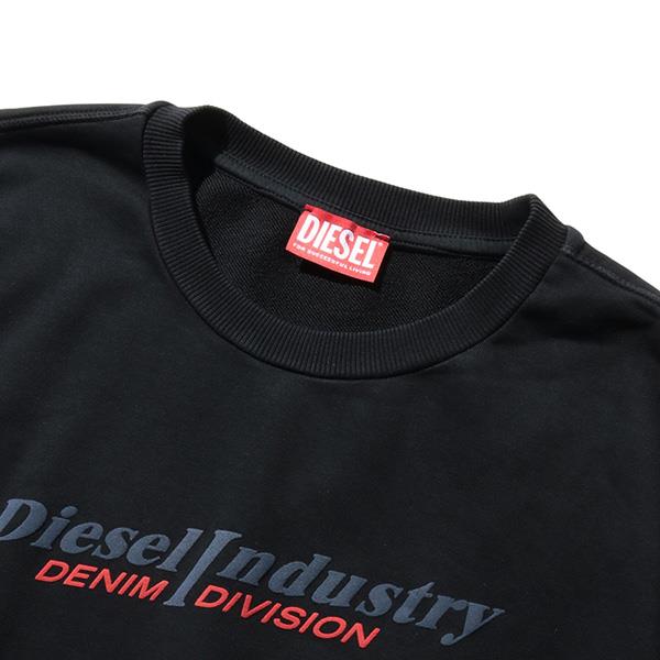 大きいサイズ メンズ DIESEL ディーゼル クルーネック スウェット トレーナー S-GINN-IND 直輸入品 a03743-0ajih