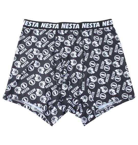 大きいサイズ メンズ NESTA BRAND ボクサーパンツ ブラック 1249-2355-2 3L 4L 5L 6L