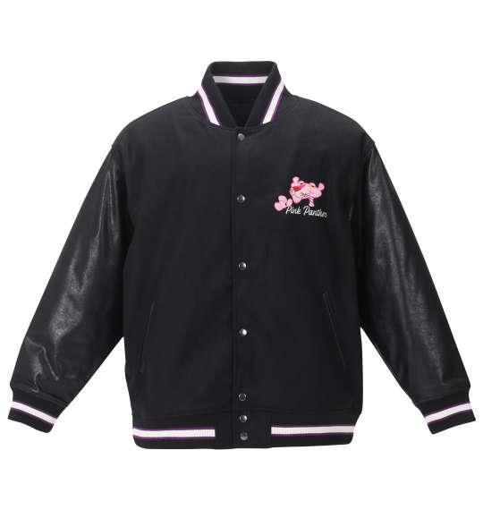 大きいサイズ メンズ PINK PANTHER × FLAGSTAFF ピンクパンサー スタジャン ブラック 1273-2367-1 3L 4L 5L 6L 8L