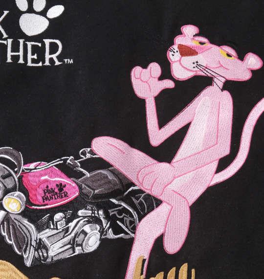 大きいサイズ メンズ PINK PANTHER × FLAGSTAFF ピンクパンサー スタジャン ブラック 1273-2367-1 3L 4L 5L 6L 8L