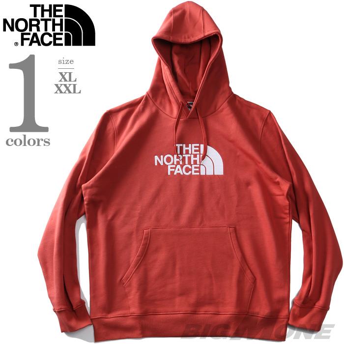 大きいサイズ メンズ THE NORTH FACE ノースフェイス ロゴ刺繍 プルオーバー パーカー DREW PEAK PULLOVER HOODIE USA直輸入 nf00ahjy-ubr