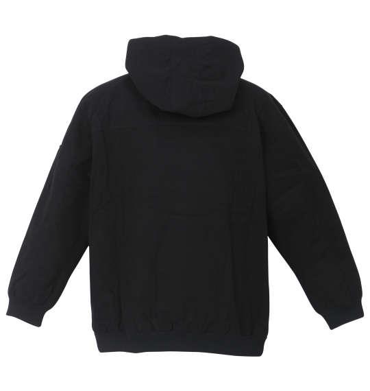 大きいサイズ メンズ THRASHER フーデッド フルジップ ワーク ジャケット ブラック 1273-2305-1 3L 4L 5L 6L 8L