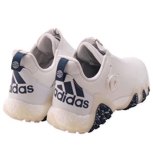 大きいサイズ メンズ adidas golf ゴルフ シューズ コードカオス22BOA フットウェアホワイト × クルーネイビー × クリスタルホワイト 1240-2350-2 31.5 32.5