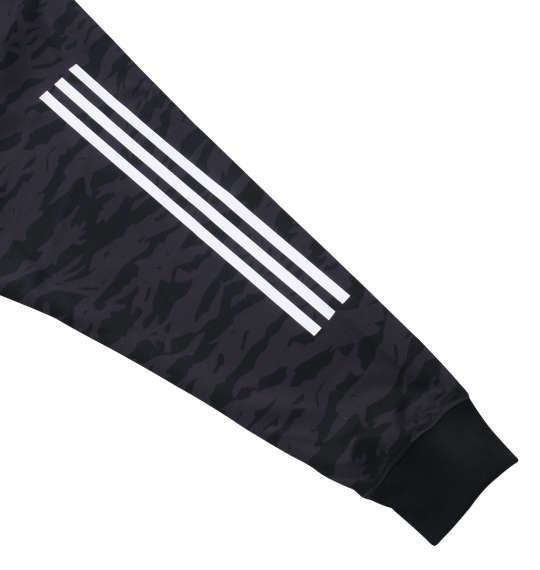 大きいサイズ メンズ adidas カモフラプリント ウォームアップ ジャケット ブラックカモ 1276-2324-2 3XO 4XO 5XO 6XO 7XO 8XO