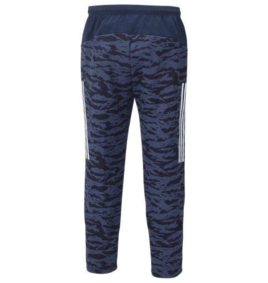 大きいサイズ メンズ adidas カモフラプリント ウォームアップ パンツ ネイビーカモ 1276-2325-1 3XO 4XO 5XO 6XO 7XO 8XO