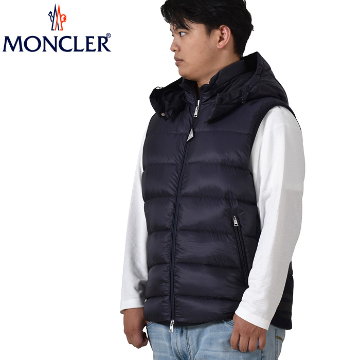 So  MONCLER  モンクレール　ダウンベスト　黒　LL 600g