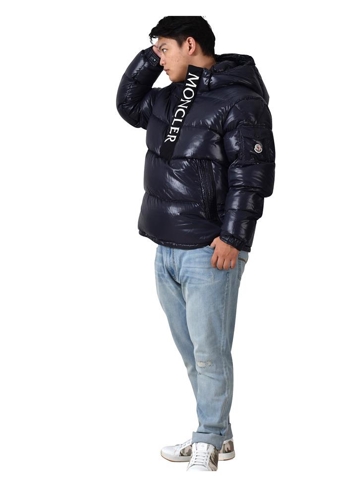 新品　MONCLER モンクレール　ストレート　デニム　グラフィックコード　46