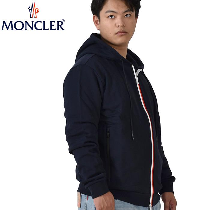 MONCLER パーカー NAVY Lサイズ