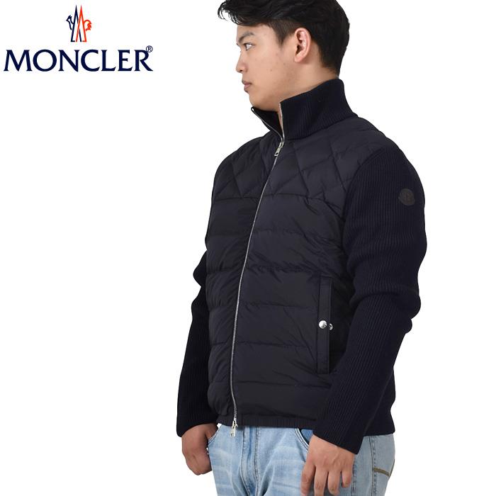 大きいサイズ メンズ MONCLER モンクレール CARDIGAN TRICOT ダウン ニット ジャケット 9b512-00