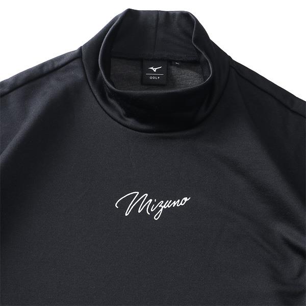 大きいサイズ メンズ MIZUNO GOLF ミズノ ゴルフ ブレスサーモ モックネック ロング Tシャツ ストレッチ 発熱 ゴルフウェア e2ja2554