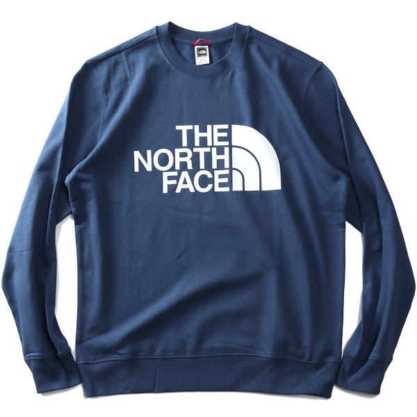 大きいサイズ メンズ THE NORTH FACE ノースフェイス ロゴプリント クルーネック トレーナー STANDARD CREW USA直輸入 nf0a4m7w-hdc