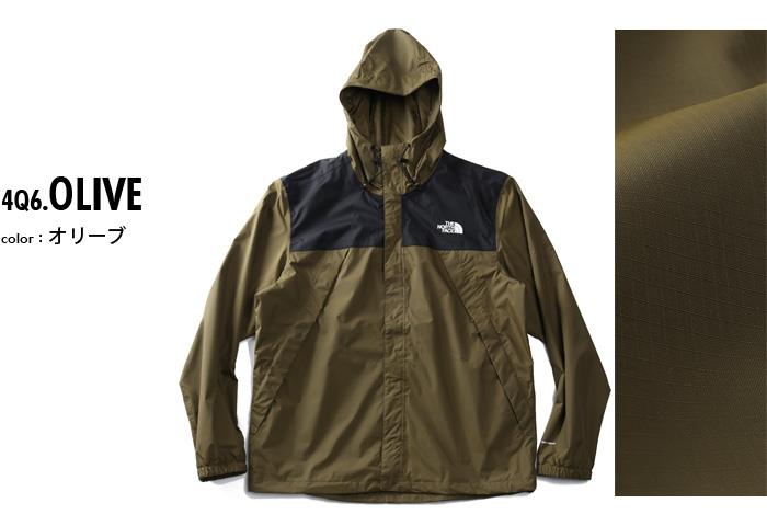 大きいサイズ メンズ THE NORTH FACE ノースフェイス ナイロン ジャケット マウンテンパーカー ANTORA JACKET USA直輸入 nf0a7qey-4q6