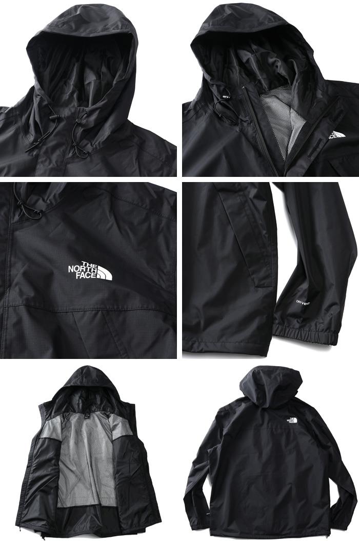 大きいサイズ メンズ THE NORTH FACE ノースフェイス ナイロン ジャケット マウンテンパーカー ANTORA JACKET USA直輸入 nf0a7qey-jk3