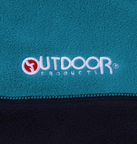 大きいサイズ メンズ OUTDOOR PRODUCTS ハーフジップ フリース ターコイズ 1258-2335-1 2L 3L 4L 5L 6L 7L 8L