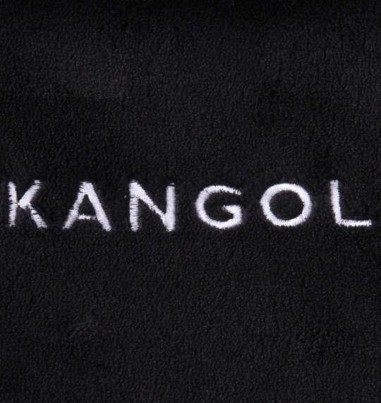 大きいサイズ メンズ KANGOL シルキー フリース ジャケット ブラック 1278-2674-2 3L 4L 5L 6L 8L