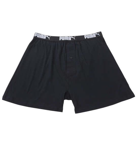 大きいサイズ メンズ PUMA 2P ニット トランクス ネイビー × ブラック 1249-2301-1 3L 4L 5L 6L 7L 8L