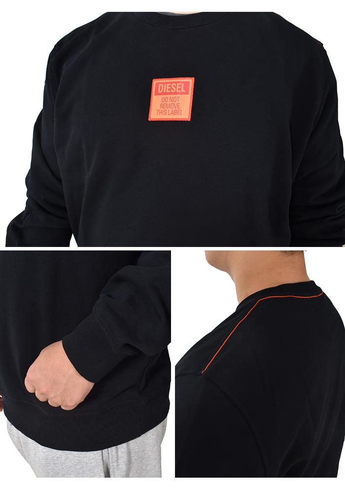 大きいサイズ メンズ DIESEL ディーゼル クルーネック スウェット トレーナー S-GINN-E2 直輸入品 a06561-0jfav