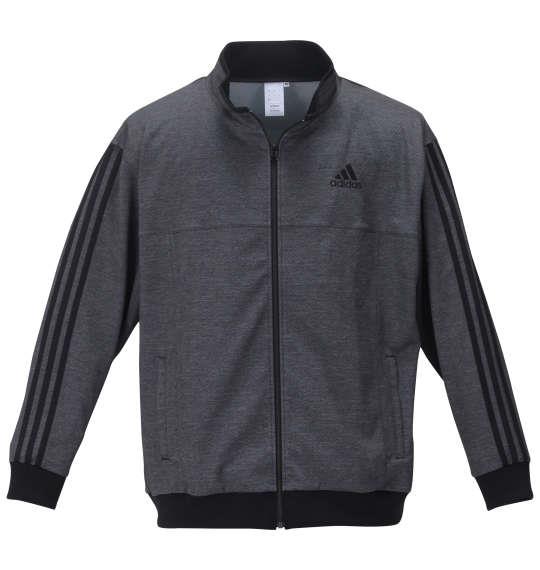 大きいサイズ メンズ adidas ウォームアップ ジャケット ブラック 1276-3100-2 3XO 4XO 5XO 6XO 7XO 8XO