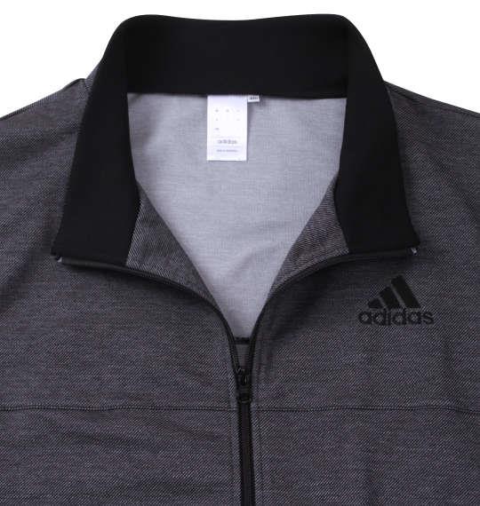 大きいサイズ メンズ adidas ウォームアップ ジャケット ブラック 1276-3100-2 3XO 4XO 5XO 6XO 7XO 8XO