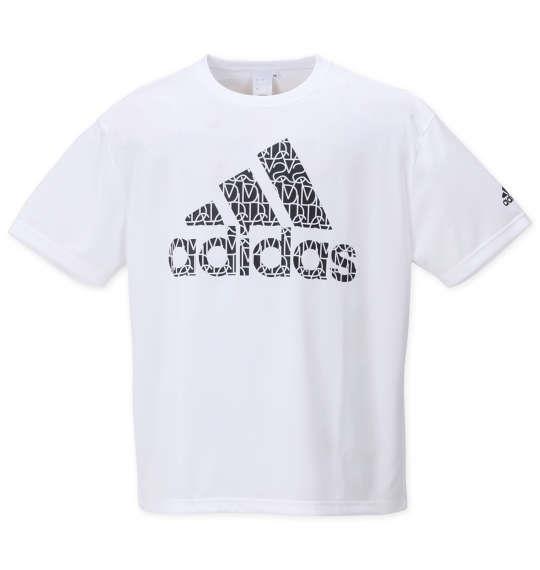 大きいサイズ メンズ adidas BOSロゴ 半袖 Tシャツ ホワイト 1278-3120-1 3XO 4XO 5XO 6XO 7XO 8XO