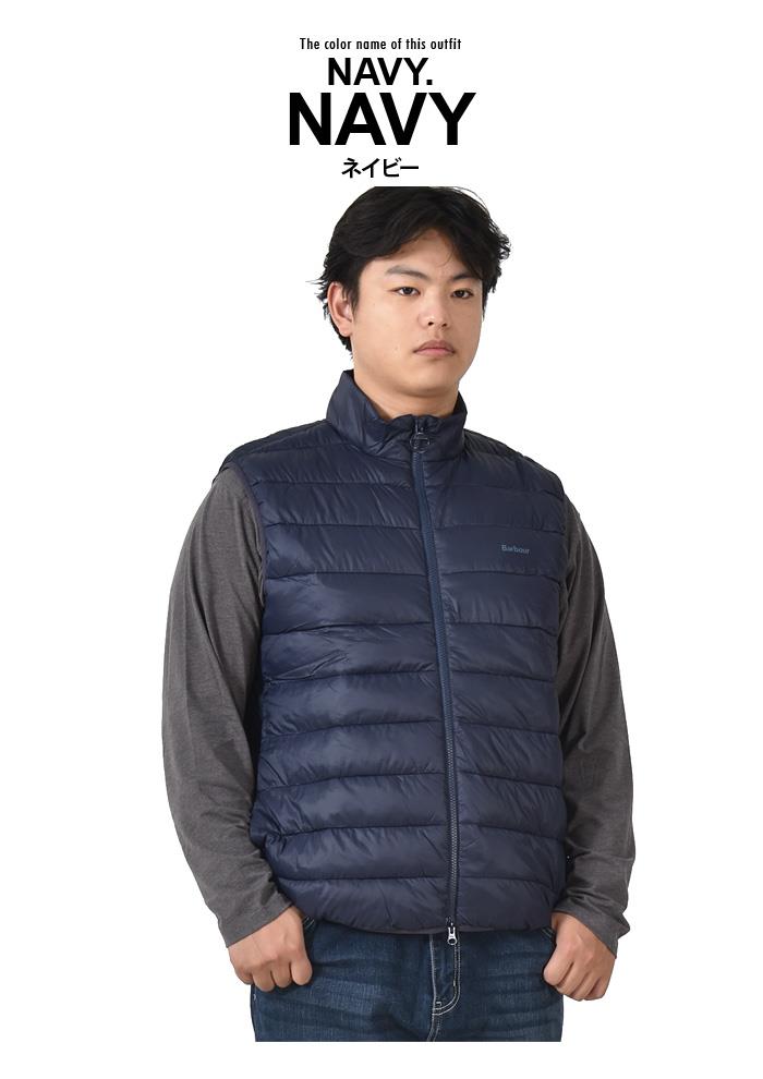 大きいサイズ メンズ Barbour バブアー 中綿 ベスト BRETBY GILET 直輸入品 mgi0024