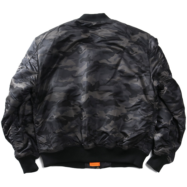 お買い得人気SALE ALPHA INDUSTRIES - ALPHA INDUSTRIES MA-1(カモフラ