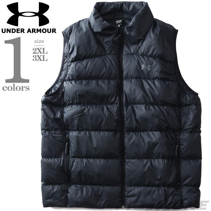 大きいサイズ メンズ UNDER ARMOUR アンダーアーマー ダウン ベスト ARMOUR DOWN 2.0 VEST USA直輸入 1372650-001