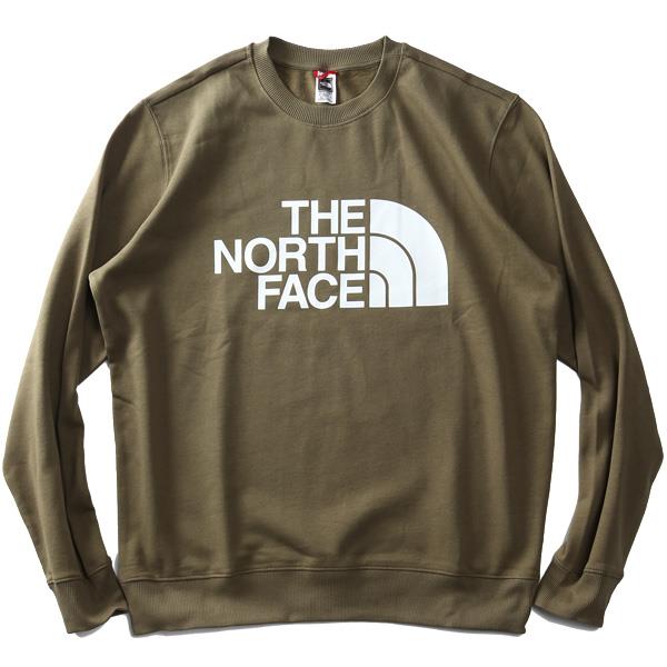 【bb1020】大きいサイズ メンズ THE NORTH FACE ノースフェイス ロゴプリント クルーネック トレーナー STANDARD CREW USA直輸入 nf0a4m7w-37u