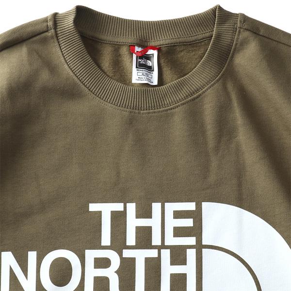 【bb1020】大きいサイズ メンズ THE NORTH FACE ノースフェイス ロゴプリント クルーネック トレーナー STANDARD CREW USA直輸入 nf0a4m7w-37u