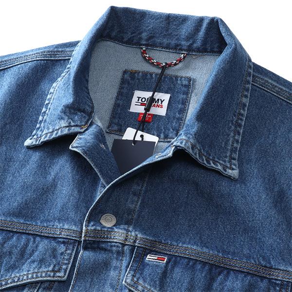 大きいサイズ メンズ TOMMY JEANS トミージーンズ デニム ジャケット Gジャン OVERSIZED DENIM TRUCKER JACKET USA直輸入 dm0dm14865