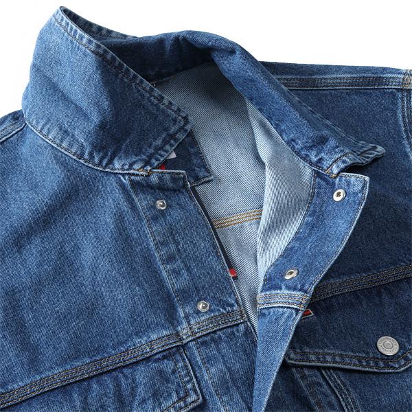 大きいサイズ メンズ TOMMY JEANS トミージーンズ デニム ジャケット Gジャン OVERSIZED DENIM TRUCKER JACKET USA直輸入 dm0dm14865