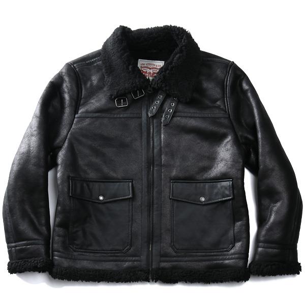 【bb1020】大きいサイズ メンズ LEVI'S リーバイス 裏ボア フェイクレザー ジャケット SHEARLING RANCHER JACKET USA直輸入 lm1rs927