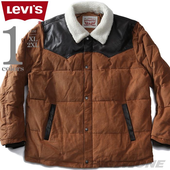 【bb1020】大きいサイズ メンズ LEVI'S リーバイス コーデュロイ 切替 中綿 ジャケット USA直輸入 lm2rp472