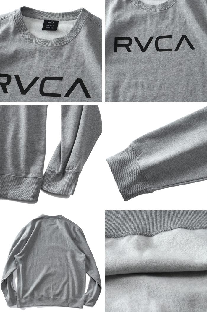 【bb1020】大きいサイズ メンズ RVCA ルーカ クルーネック スウェット トレーナー BIG RVCA CREW USA直輸入 avysf00178