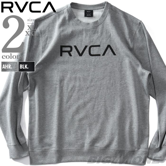 【bb1020】大きいサイズ メンズ RVCA ルーカ クルーネック スウェット トレーナー BIG RVCA CREW USA直輸入 avysf00178