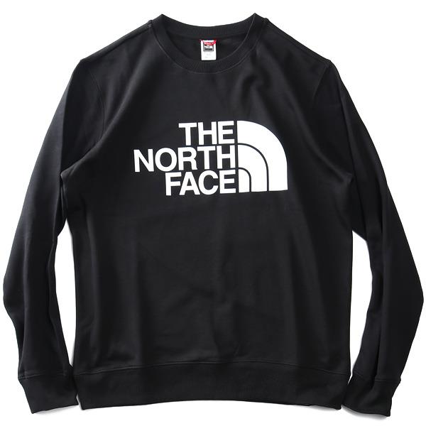 【bb1020】大きいサイズ メンズ THE NORTH FACE ノースフェイス ロゴプリント クルーネック トレーナー STANDARD CREW USA直輸入 nf0a4m7w-jk3