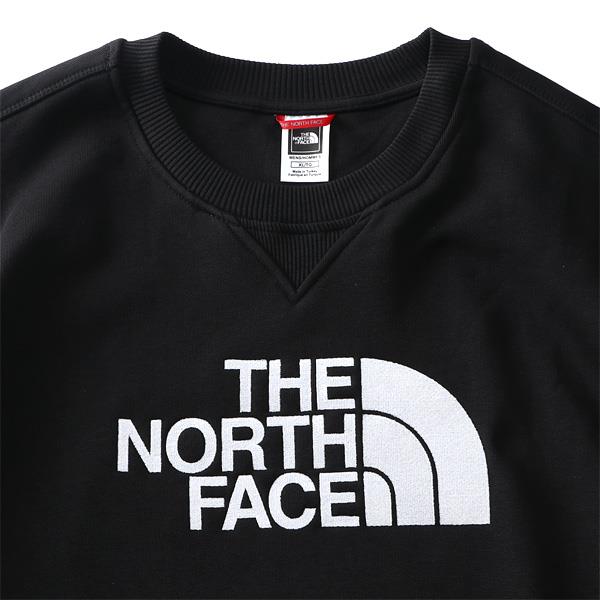 大きいサイズ メンズ THE NORTH FACE ノースフェイス ロゴ刺繍 クルーネック トレーナー DREW PEAK CREW USA直輸入 nf0a4svr-ky4
