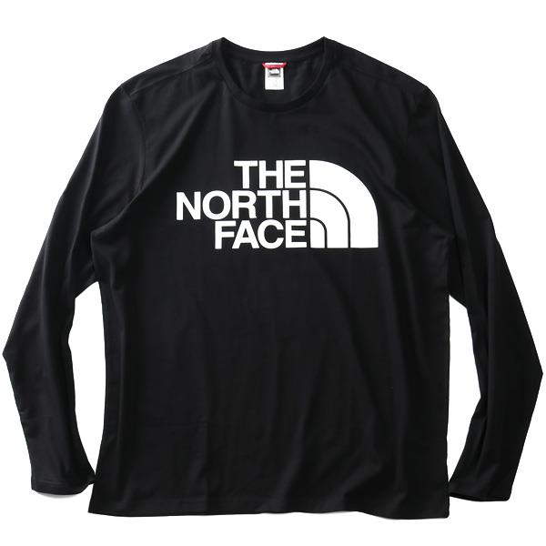 【bb1020】大きいサイズ メンズ THE NORTH FACE ノースフェイス ロゴプリント 長袖 Tシャツ STANDARD LS TEE USA直輸入 nf0a5585-jk3